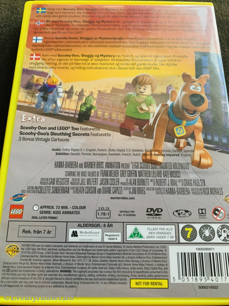 Lego Scooby-Doo! Haunted Hollywood. Dvd. Dvd