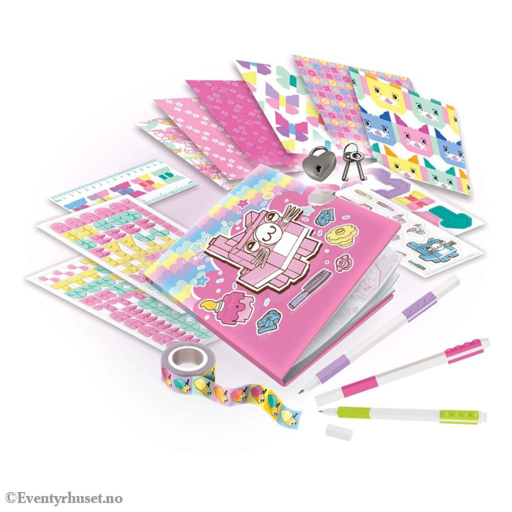 LEGO Secret Diary Set with Lock Cat Home & Gifts