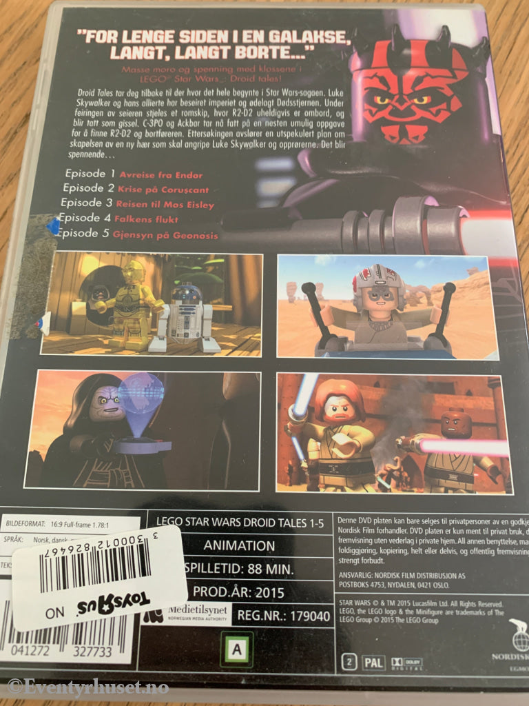 LEGO Star Wars: Droid Tales – Episode 1–5 (2015). DVD.