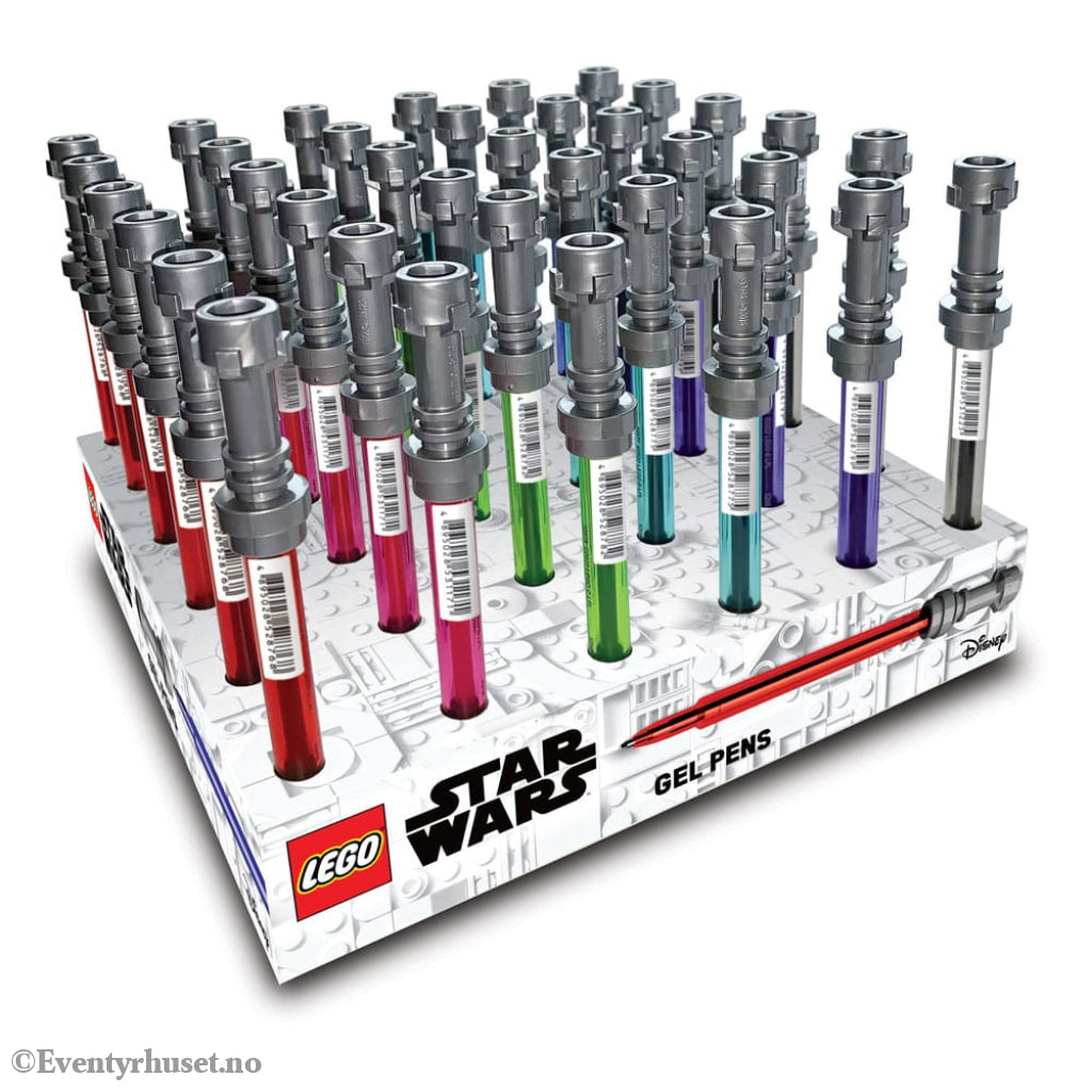 LEGO Star Wars Gel Pens Lightsaber Display (36) Home & Gifts