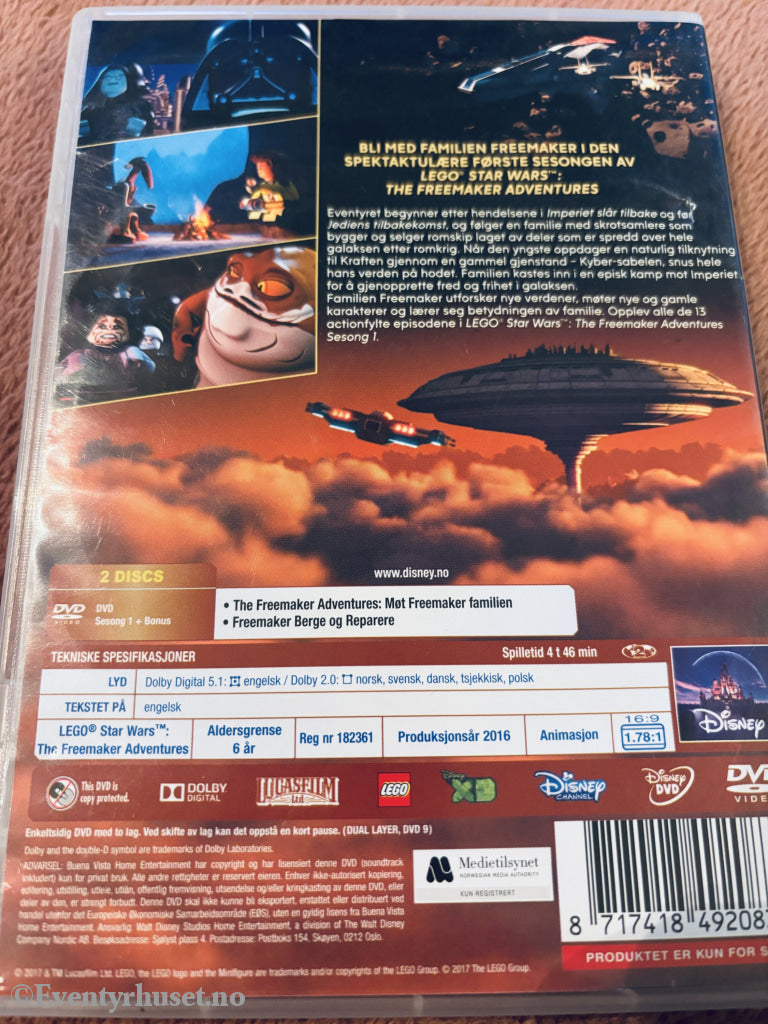 LEGO Star Wars: The Freemaker Adventures - Sesong 1. DVD.
