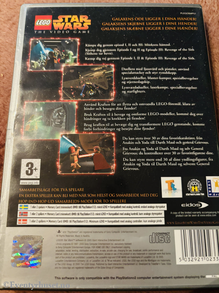 LEGO Star Wars: The Video Game. PS2.