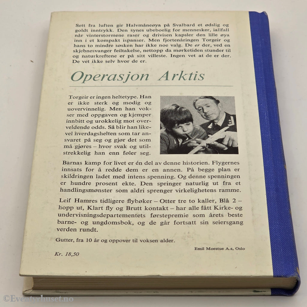 Leif Hamre, 1971. Operasjon Arktis. Bok.