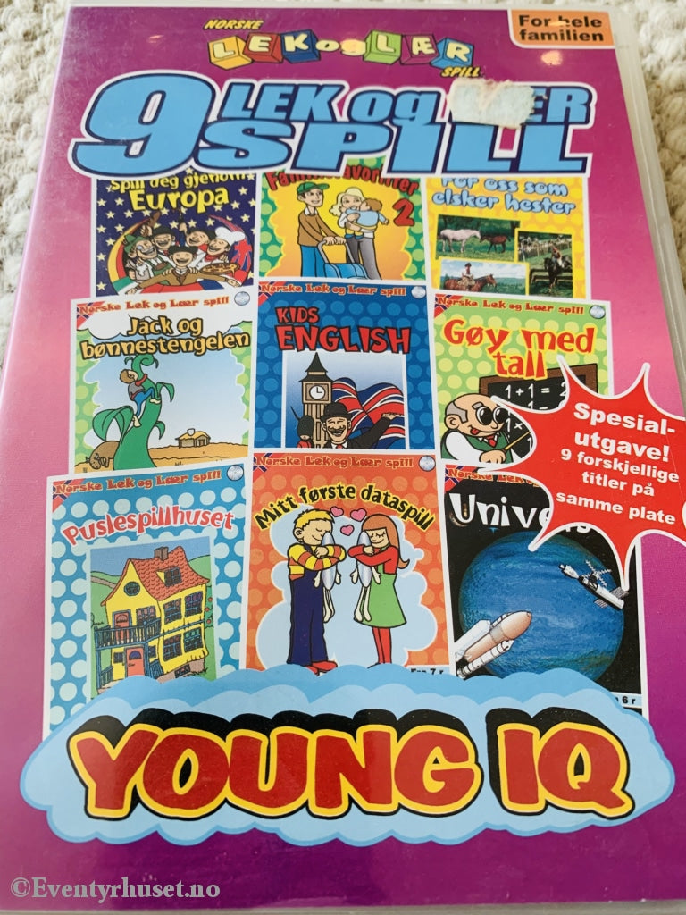 Lek & Lær. Young Iq. Pc-Spill. Pc Spill