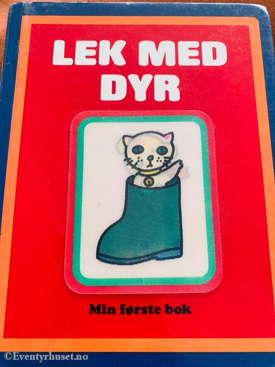 Lek Med Dyr - Min Første Bok. 1978. 3D-Bilde På Forside! Fortelling