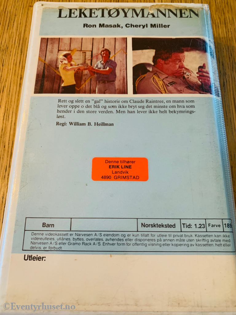 Leketøymannen. VHS Big Box. VHS Big Box
