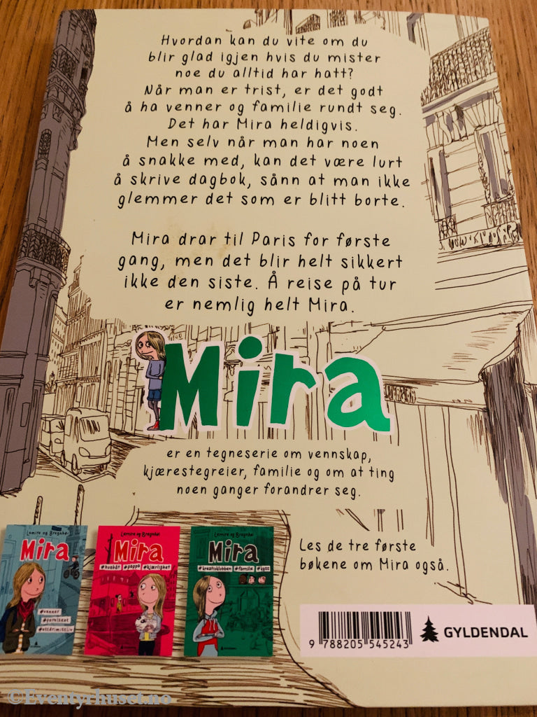 Lemire & Bregnhøi. 2021. Mira: #reise #paris #savn. Bok.