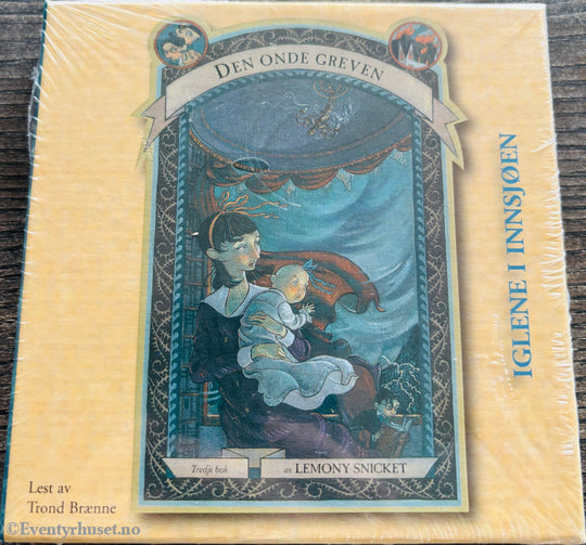 Lemony Snicket – Den onde greven: Iglene i innsjøen. Lydbok på CD. Ny i plast!