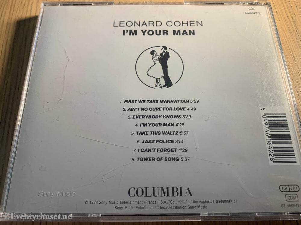 Leonard Cohen. Im Your Man. 1988. Cd. Cd
