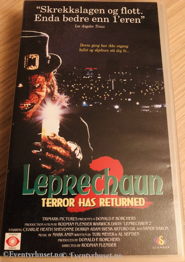 Leprechaun 2. 1994. Vhs. Vhs