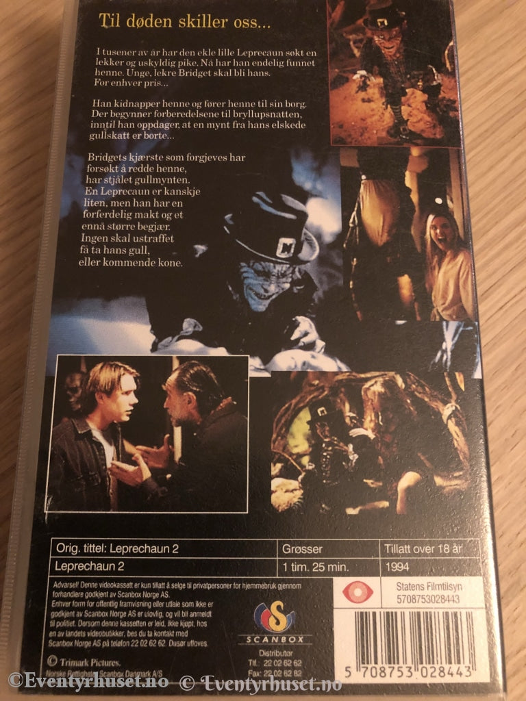 Leprechaun 2. 1994. Vhs. Vhs