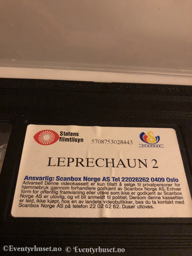 Leprechaun 2. 1994. Vhs. Vhs