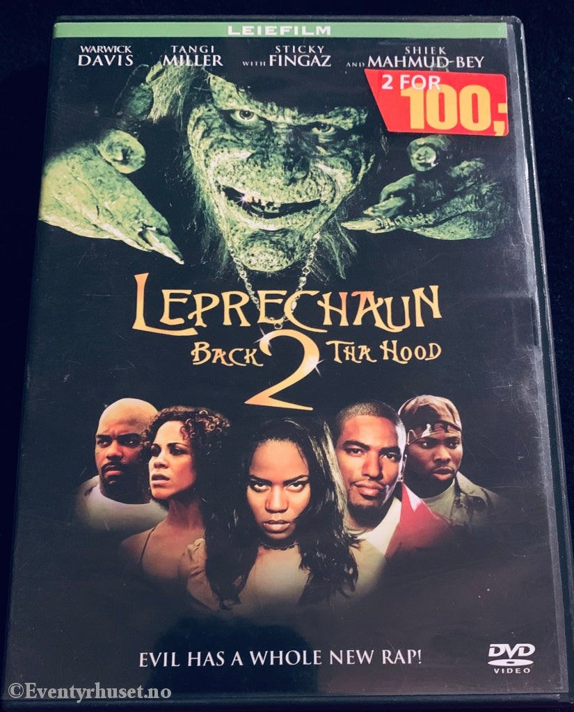 Leprechaun - Back 2 The Hood. Dvd Leiefilm.