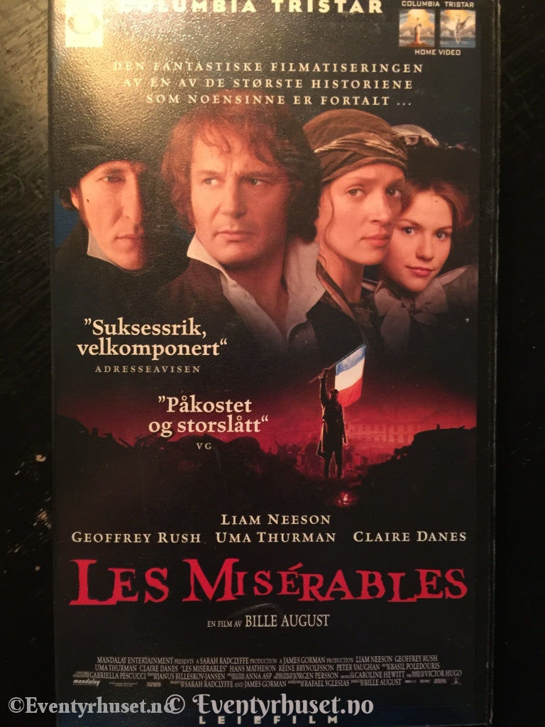 Les Misérables. 1998. Vhs. Vhs