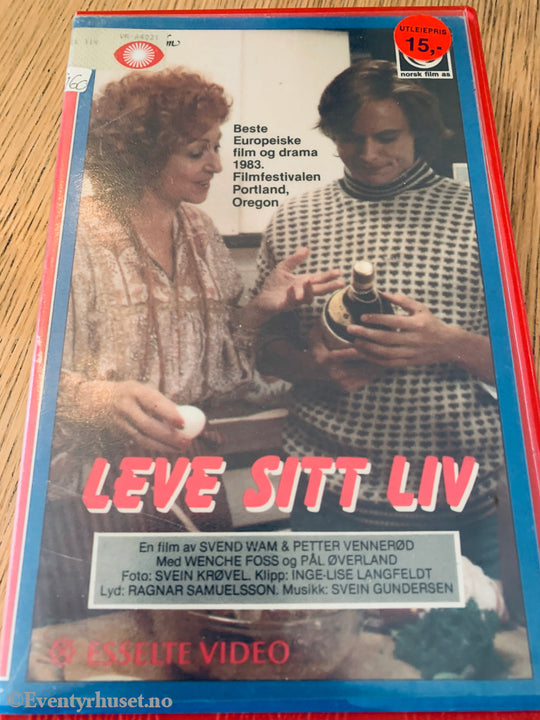 Leve sitt liv. 1982. VHS Big Box. VHS Big Box