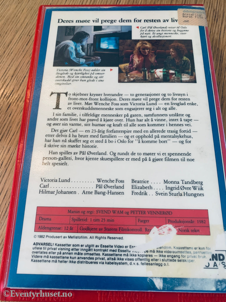 Leve sitt liv. 1982. VHS Big Box. VHS Big Box
