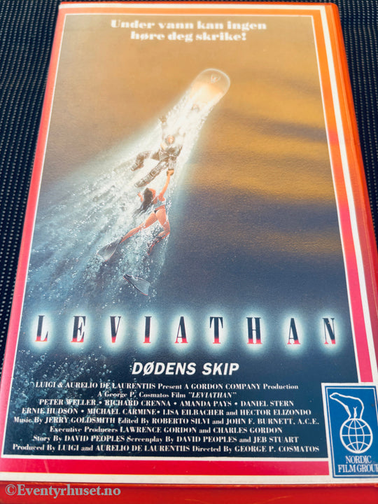 Leviathan - Dødens skip. 1989. VHS Big Box. VHS Big Box
