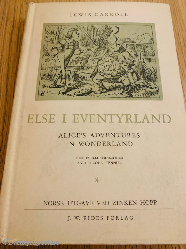 Lewis Carroll. 1865. Else i Eventyrland (Alice’s Adventures in Wonderland). Bok.