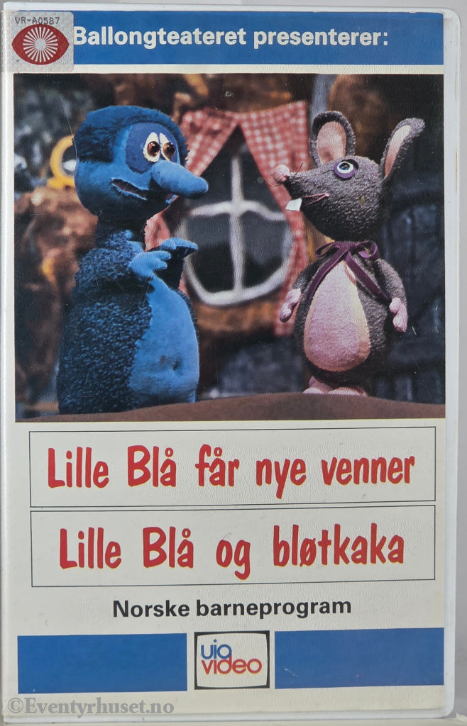 Lille Blå får nye venner / Lille Blå og bløtkaka – ukjent år . VHS Big Box.