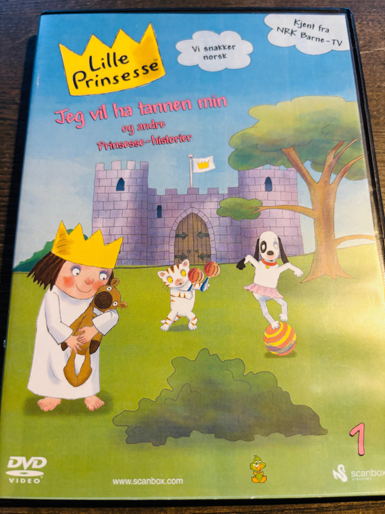 Lille Prinsesse – Jeg vil ha tannen min. DVD.