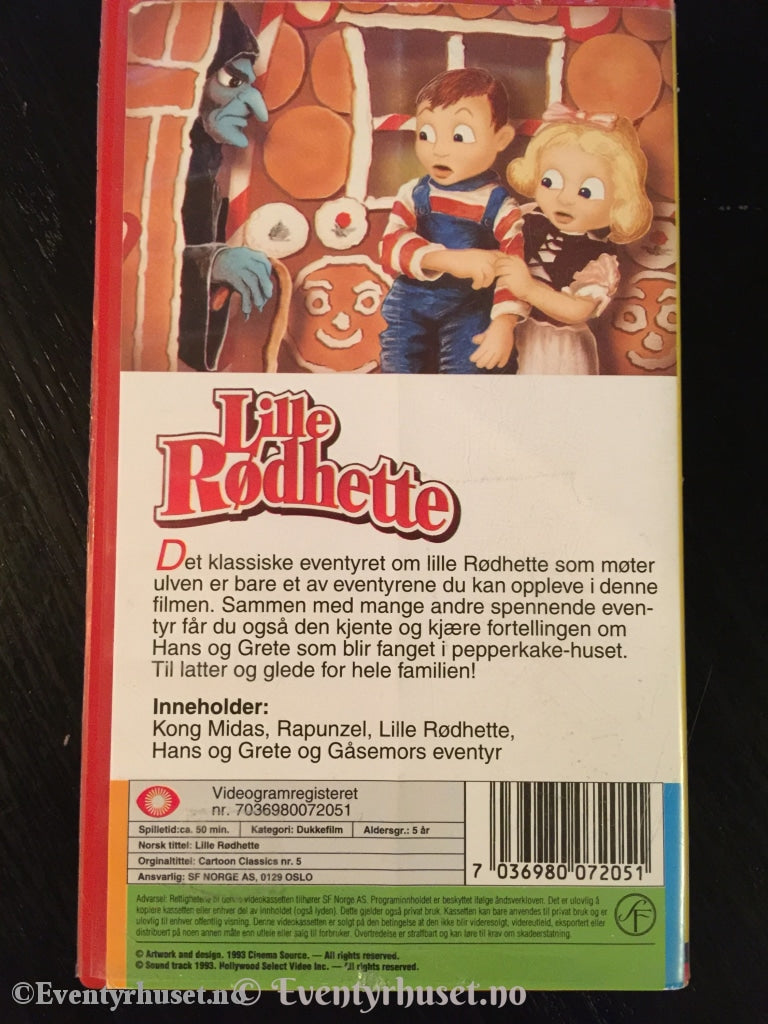 Lille Rødhette. Vhs. Vhs