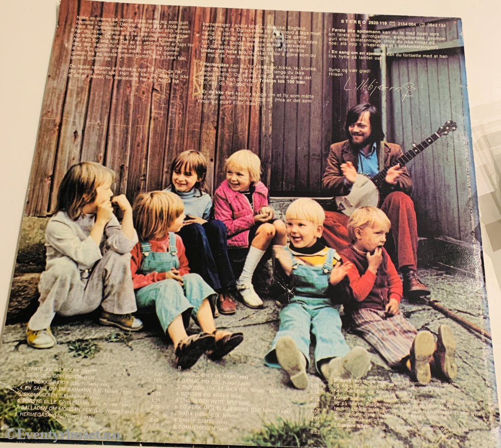 Lillebjørn Nilsen. 1974. ...Og Fia Hadde Sko!. LP.