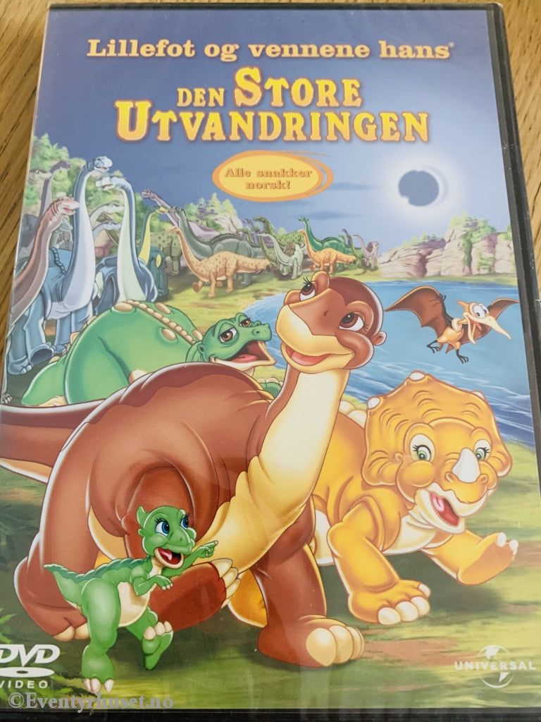Lillefot Og Vennene Hans. 2005. Den Store Utvandringen. Dvd Ny I Plast!