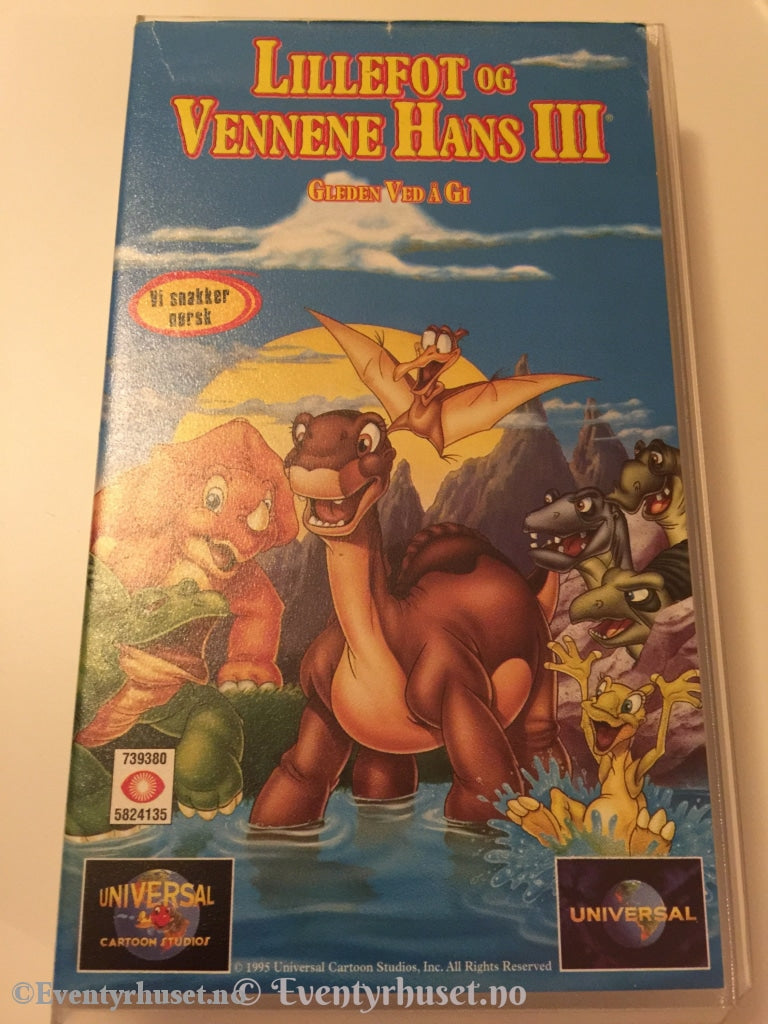 Lillefot Og Vennene Hans 3. 1995. Gleden Ved Å Gi. Vhs. Vhs