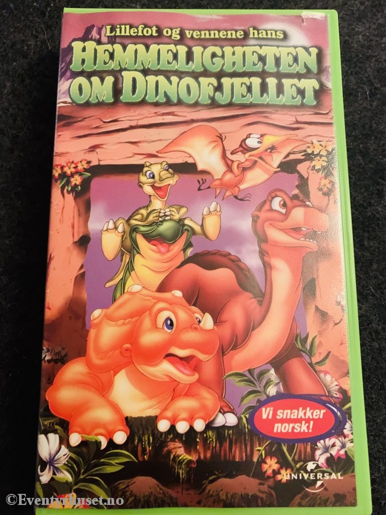 Lillefot Og Vennene Hans 6. Hemmeligheten Om Dinofjellet. 1998. Vhs. Vhs