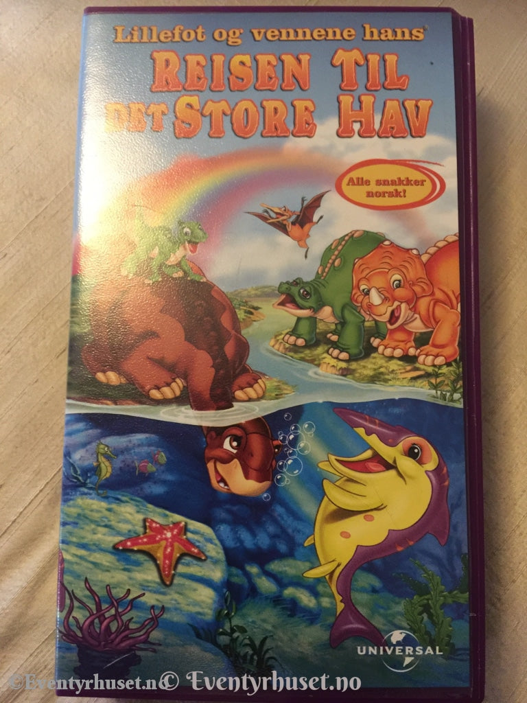 Lillefot Og Vennene Hans 9. Reisen Til Det Store Hav. Vhs. Vhs