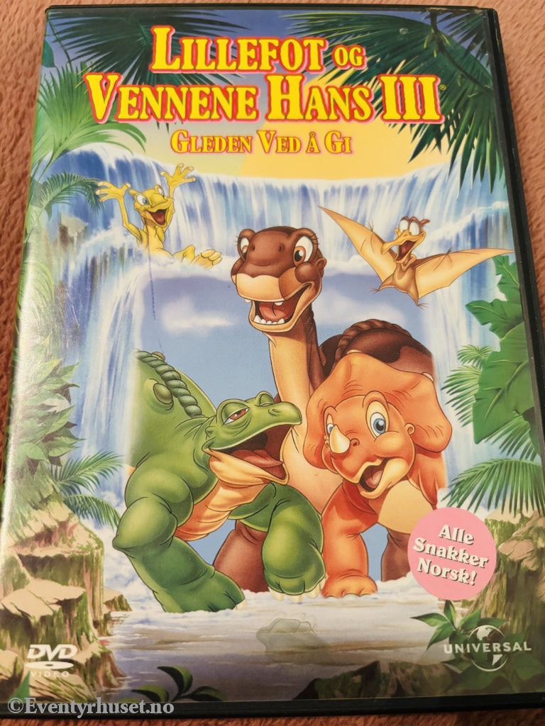 Lillefot og vennene hans III: Gleden ved å gi. DVD.