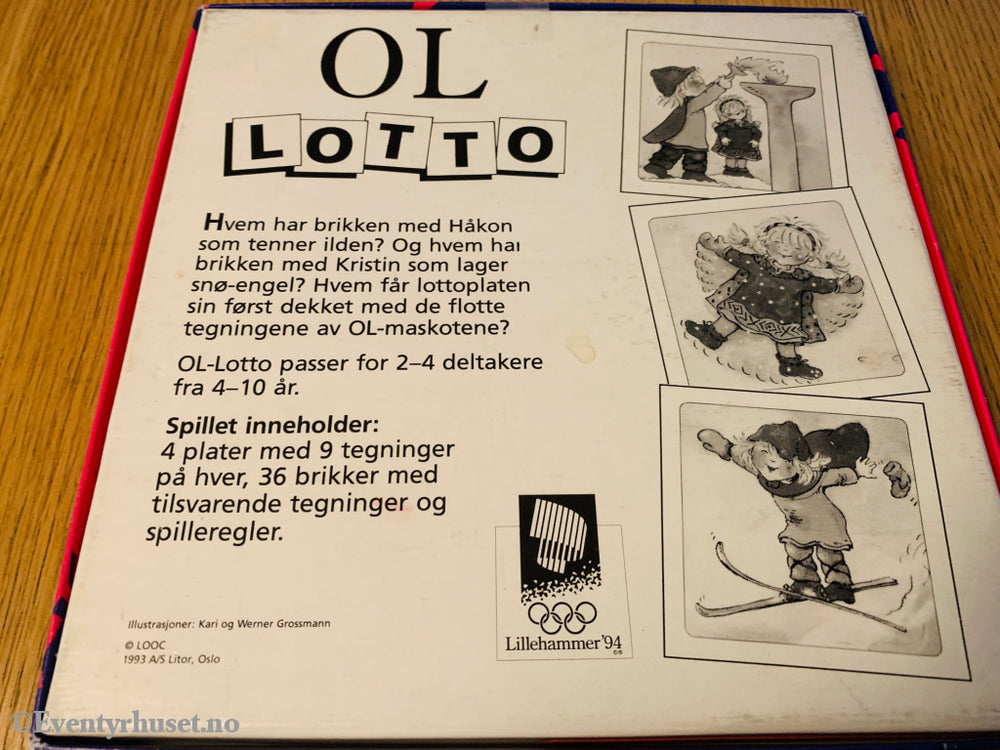 Lillehammer 94 - OL-Lotto. Brettspill
