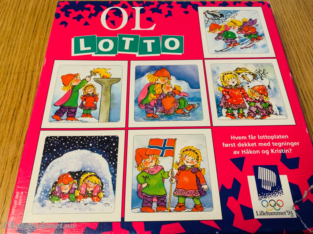 Lillehammer 94 - OL-Lotto. Brettspill