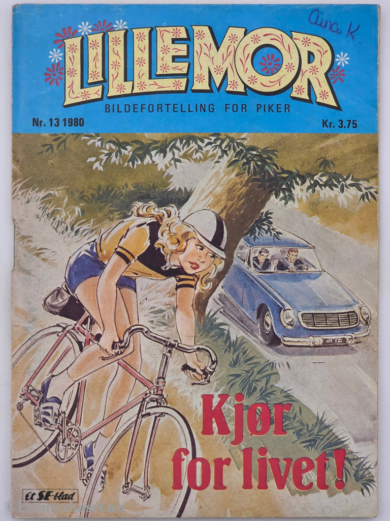 Lillemor. Nr. 13 1980. Kjør for livet! Hefte.