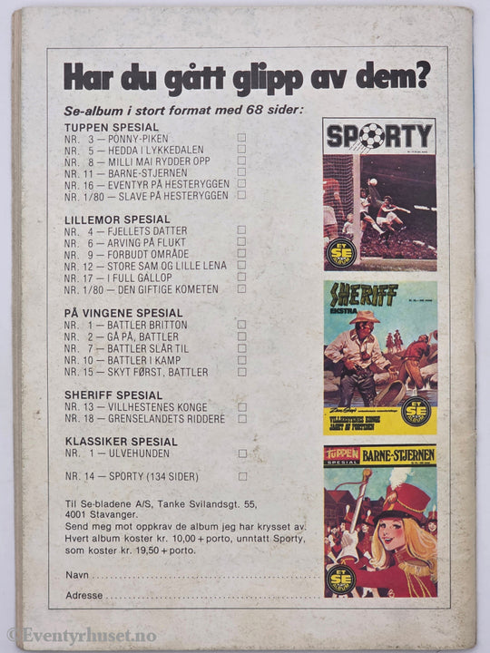 Lillemor. Nr. 14 1980. Den forfulgte prinsesse. Hefte.