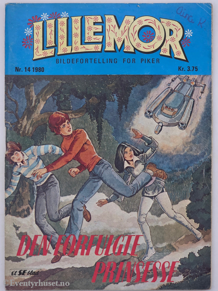Lillemor. Nr. 14 1980. Den forfulgte prinsesse. Hefte.