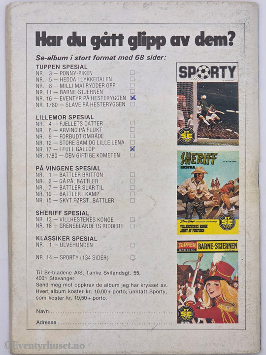 Lillemor. Nr. 22 1980. En lys levende jeti. Hefte.
