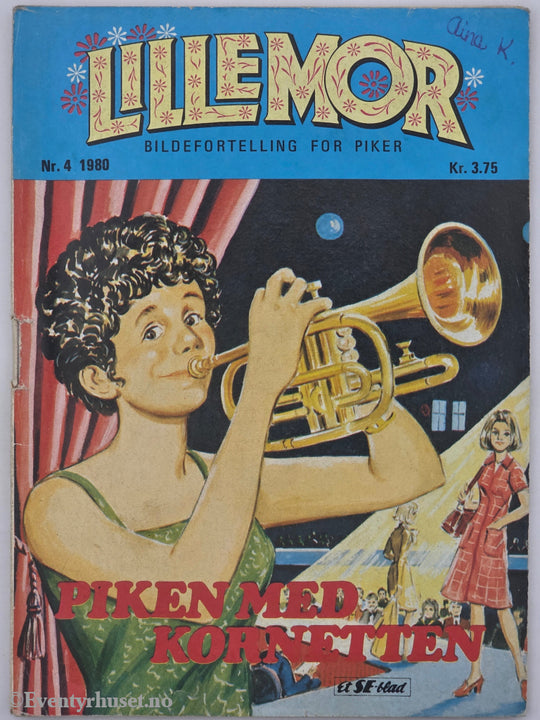 Lillemor. Nr. 4 1980. Piken med kornetten. Hefte.