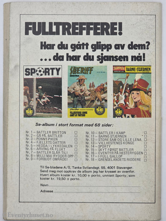 Lillemor. Nr. 4 1980. Piken med kornetten. Hefte.
