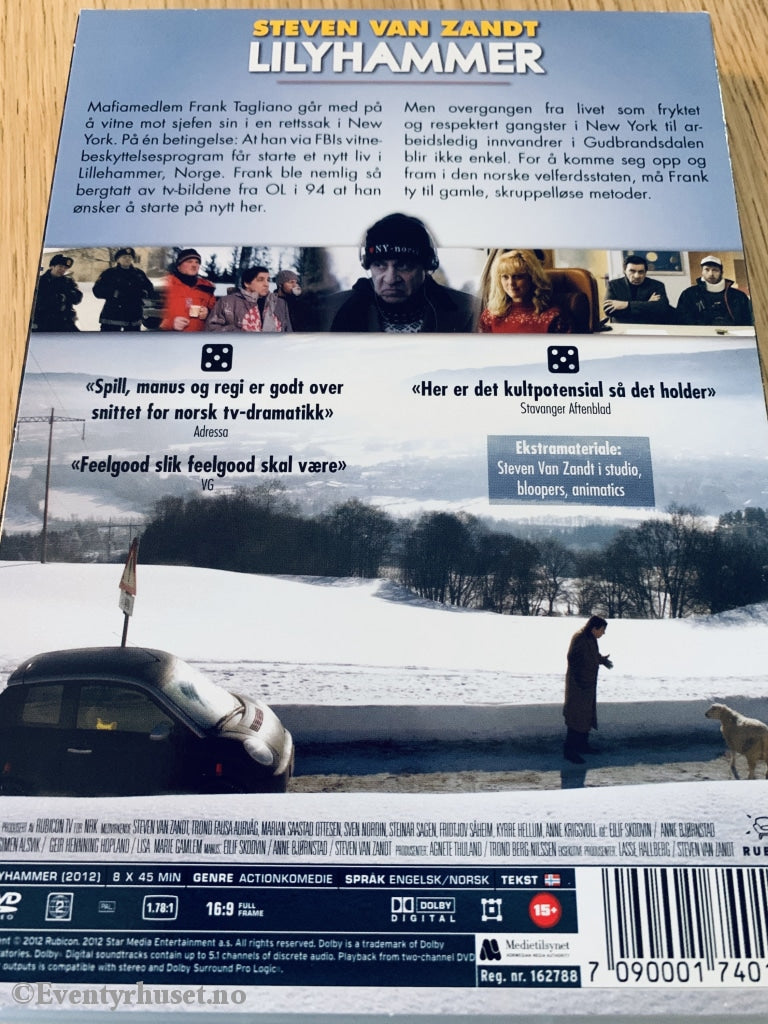 Lillyhammer. 2012. Dvd Slipcase.
