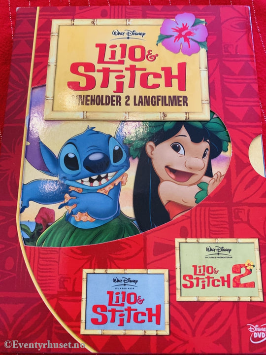 Lilo & Stitch 1 2. Disney Dvd Samleboks.