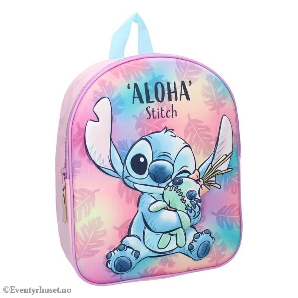 Lilo & Stitch 3D Backpack Stitch Simply Special Sitting Fashion & Accessories