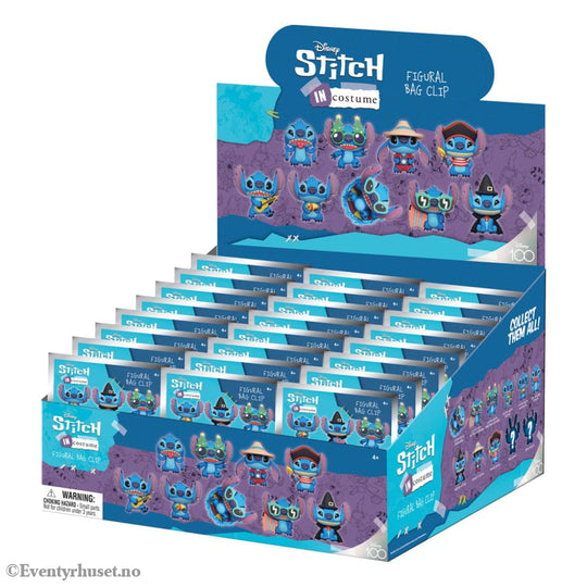 Lilo & Stitch 3D Foam Bag Clips Costumes Series 3 Display (24) Fashion & Accessories