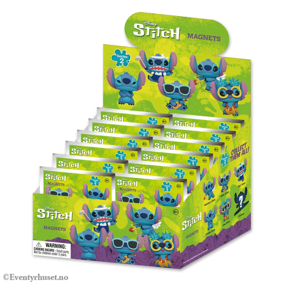 Lilo & Stitch 3D 3D Magnets Series 2 Display (12) Home & Gifts