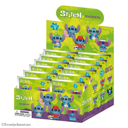 Lilo & Stitch 3D Magnets Stitch Series 5 Blind Pack Display (12) Home & Gifts