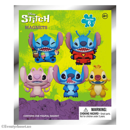Lilo & Stitch 3D Magnets Stitch Series 6 Blind Pack Display (12) Home & Gifts