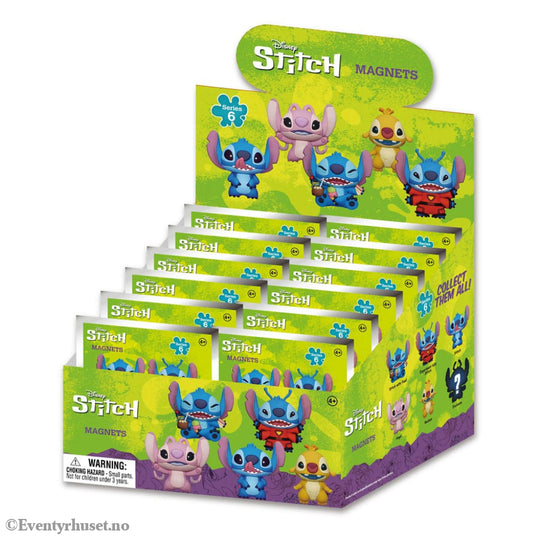 Lilo & Stitch 3D Magnets Stitch Series 6 Blind Pack Display (12) Home & Gifts