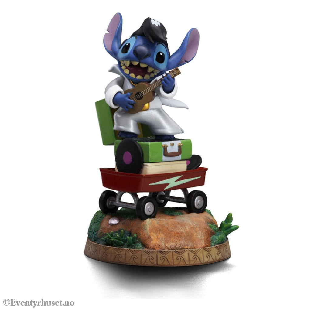 Lilo & Stitch Art Scale Statue 1/10 Stitch King of Rock 17 cm Collectibles