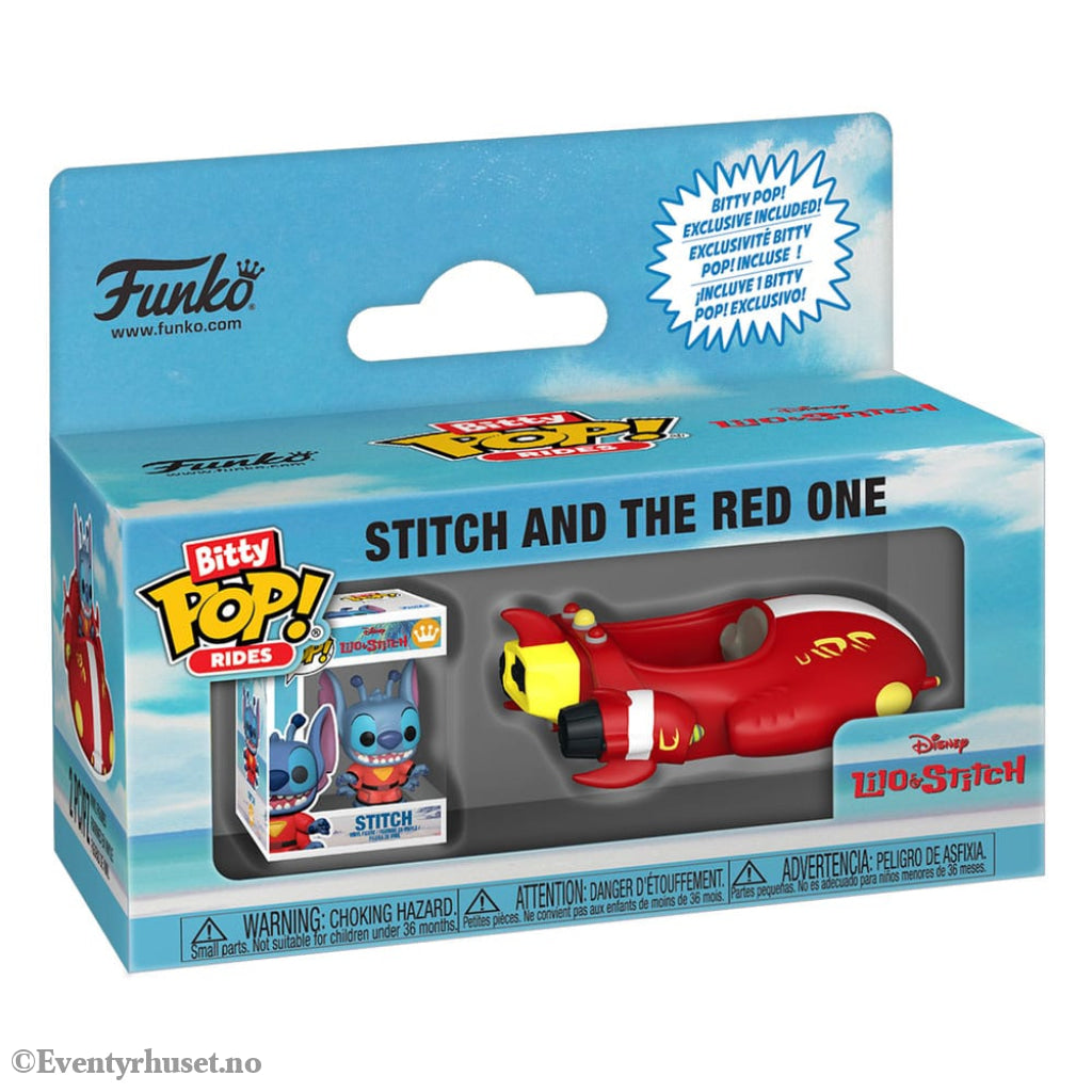 Lilo & Stitch Bitty POP! Rides Vinyl Figure Stitch and The Red One Collectibles