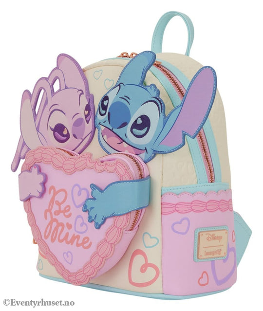 Lilo & Stitch by Loungefly Mini Backpack Be Mine Fashion & Accessories